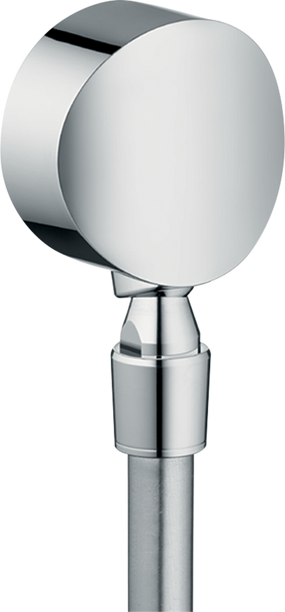 HANSGROHE FixFit Wandanschluss S mit Rückflussverhinderer und Kugelgelenk #27506000 - Chrom