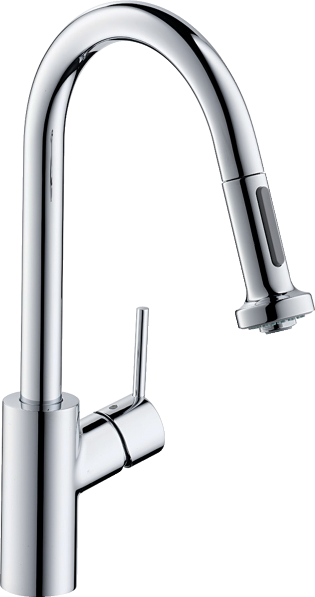 HANSGROHE Talis M52 Einhebel-Küchenmischer 220, Vorfenstermontage, Ausziehbrause, 2jet, sBox #73863000