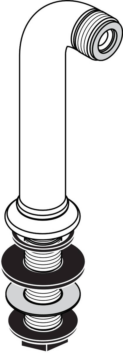 HANSGROHE Standbein #98622820 - Brushed Nickel