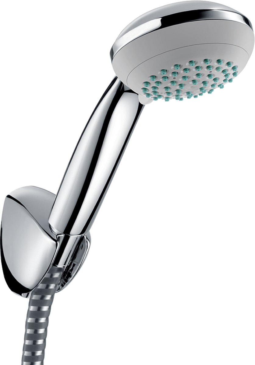 HANSGROHE Crometta 85 Brausehalterset Vario mit Brauseschlauch 125 cm #27558000 - Chrom
