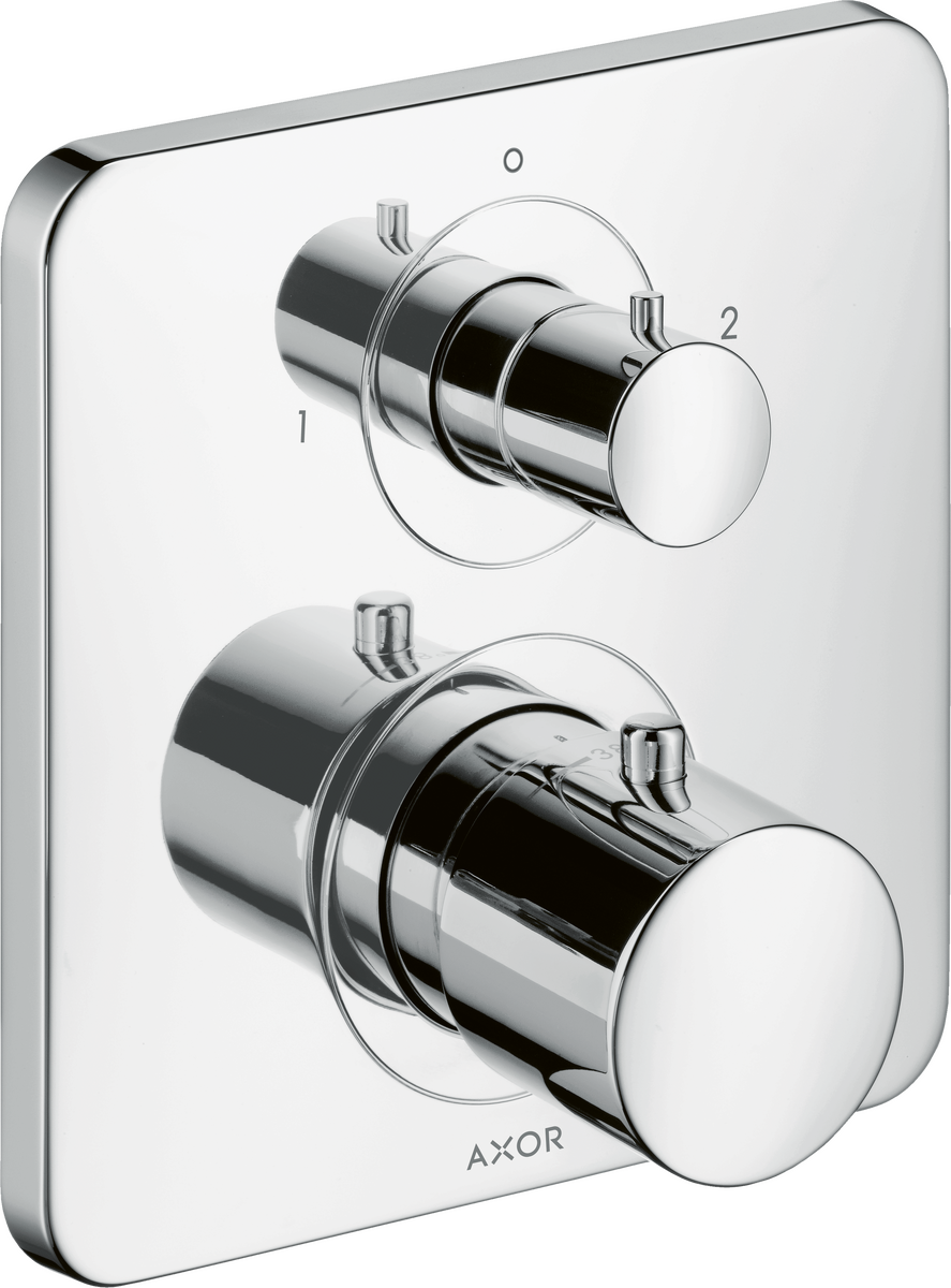 HANSGROHE AXOR Citterio M Thermostat Unterputz mit Ab- und Umstellventil #34725000 - Chrom
