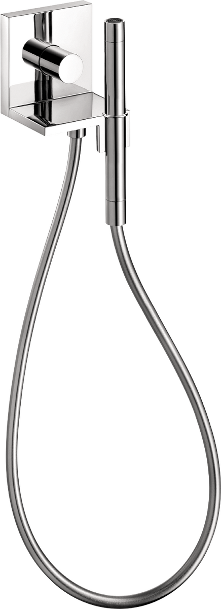 HANSGROHE AXOR ShowerSolutions Handbrausemodul 120/120 Unterputz eckig #10651000 - Chrom