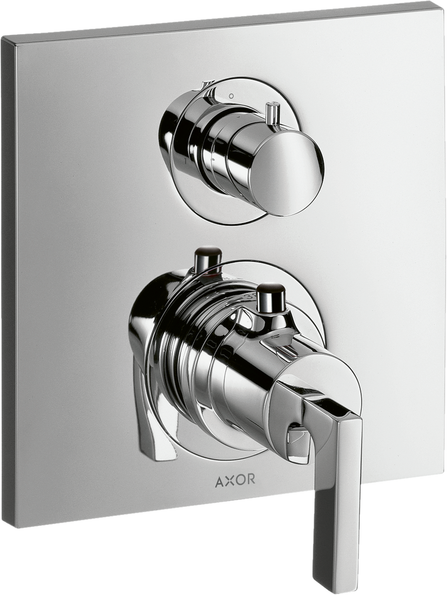 HANSGROHE AXOR Citterio Thermostat Unterputz mit Ab- und Umstellventil und Hebelgriff #39720000 - Chrom