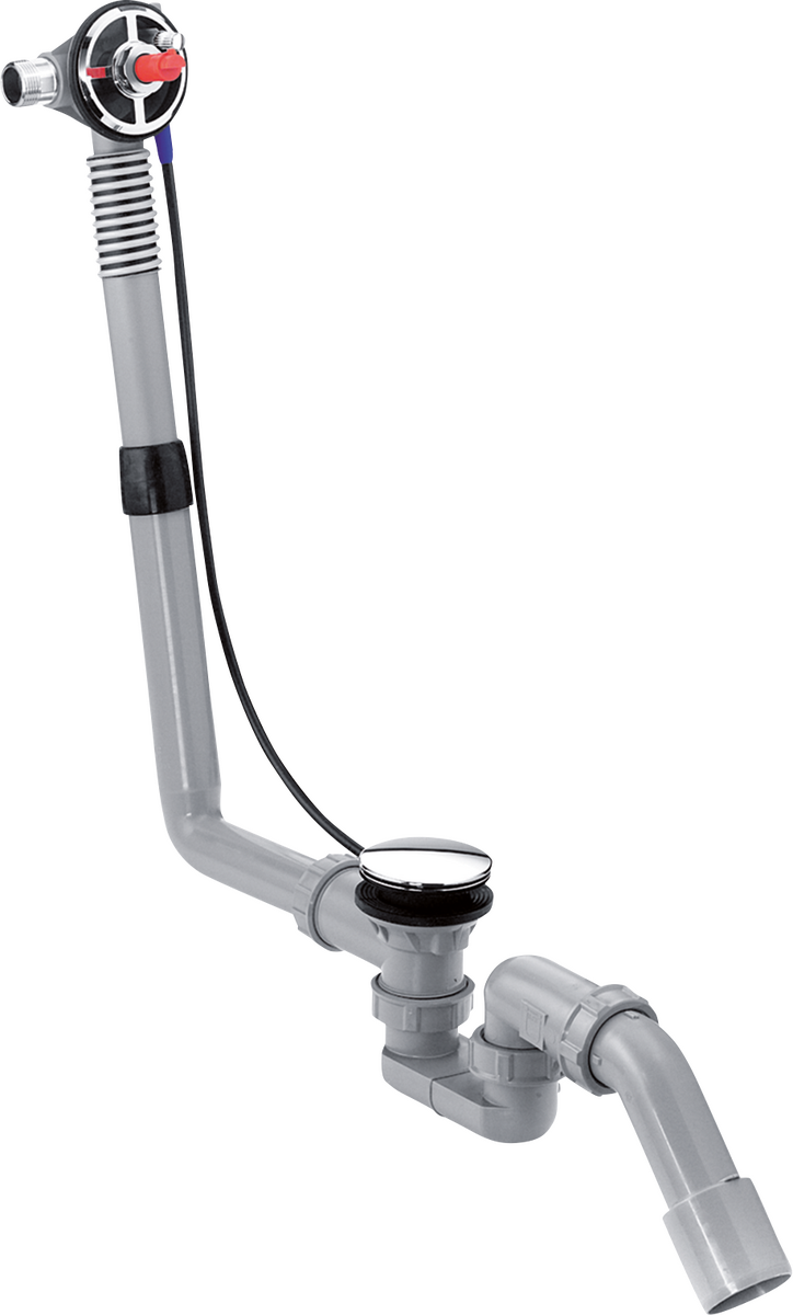 HANSGROHE Exafill S Grundkörper Wanneneinlauf, Ablauf- und Überlaufgarnitur für Normalwannen #58115180