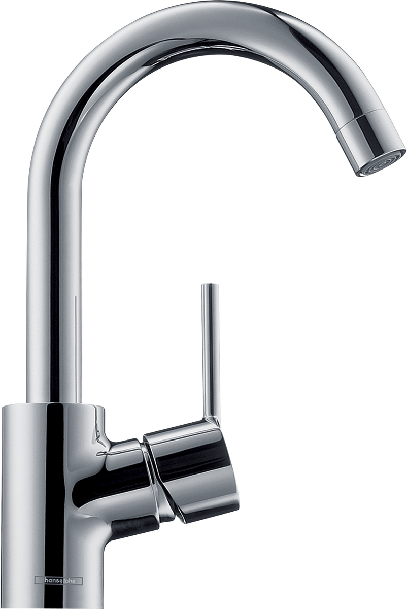 HANSGROHE Talis S Einhebel-Waschtischmischer 200 mit Schwenkauslauf und Zugstangen-Ablaufgarnitur #32070000
