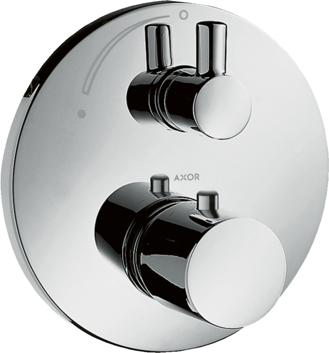 HANSGROHE AXOR Uno Thermostat Unterputz mit Absperrventil #38700000 - Chrom