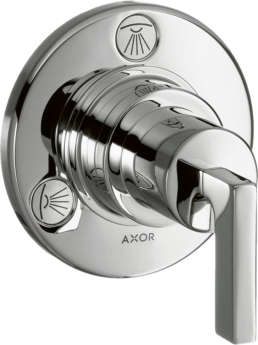 HANSGROHE AXOR Citterio Ab- und Umstellventil Trio/ Quattro Unterputz mit Hebelgriff #39920000 - Chrom