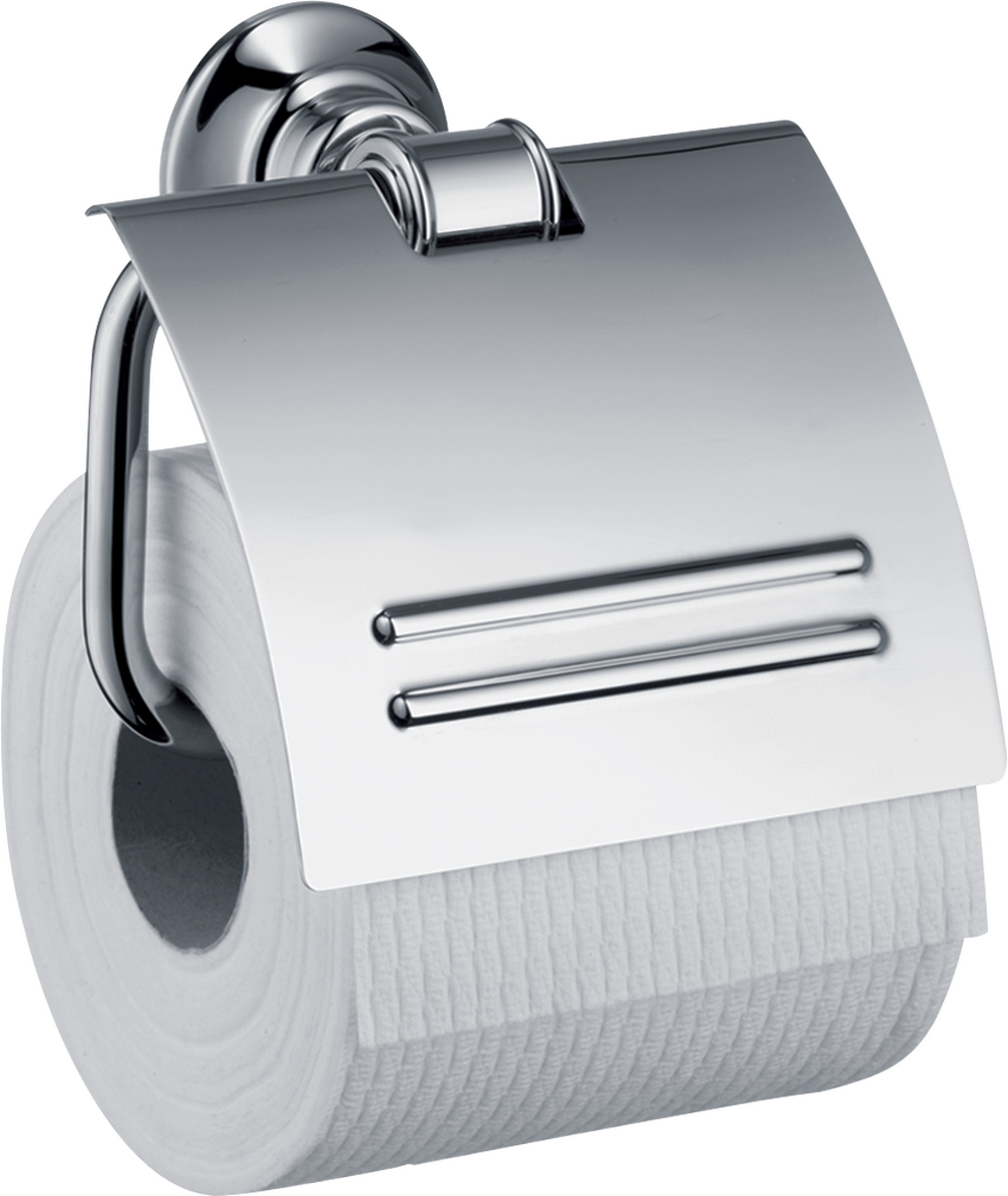 HANSGROHE AXOR Montreux Toilettenpapierhalter mit Deckel #42036000 - Chrom
