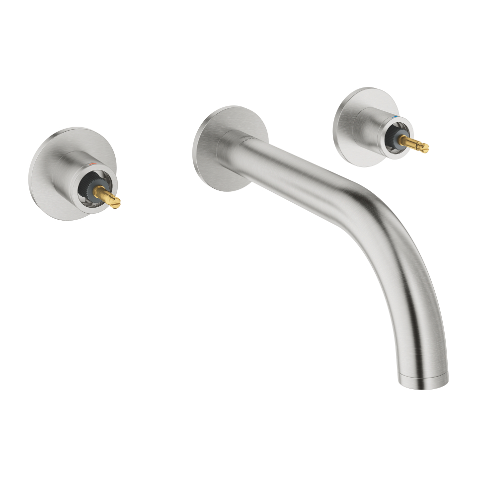 GROHE Atrio Private Collection 3-Loch-Waschtischbatterie, 1/2″ #20587DC0 - supersteel