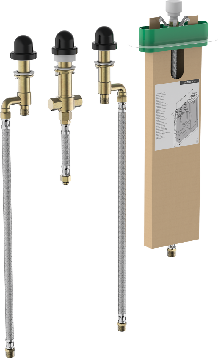 HANSGROHE Grundkörper für 4-Loch Wannenrandarmatur 13440180