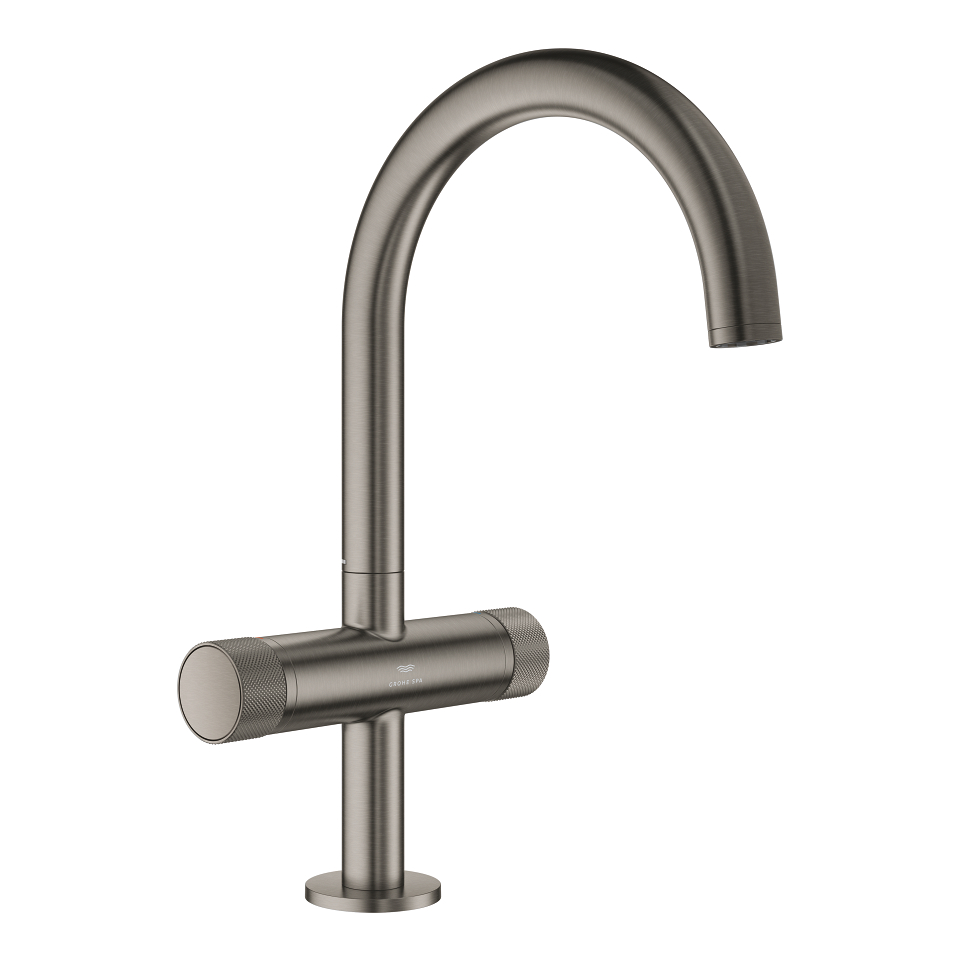 GROHE Atrio Private Collection Waschtisch-Einlochbatterie, 1/2″ L-Size #21138AL0 - hard graphite gebürstet