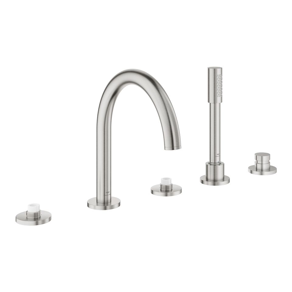 GROHE Atrio Private Collection 5-Loch-Wannenkombination #25224DC0 - supersteel