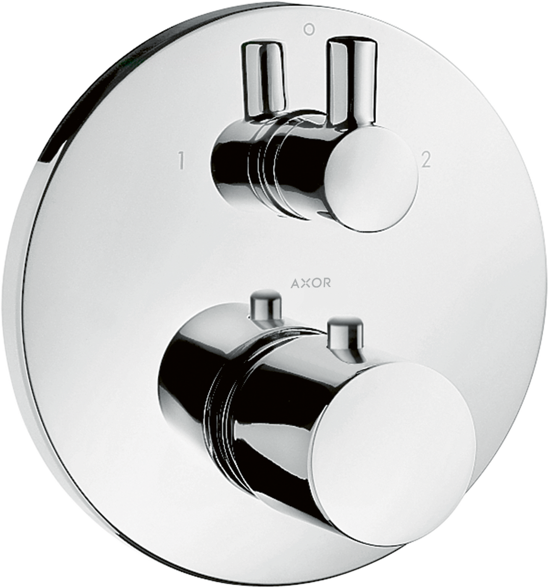 HANSGROHE AXOR Uno Thermostat Unterputz mit Ab- und Umstellventil #38720000 - Chrom