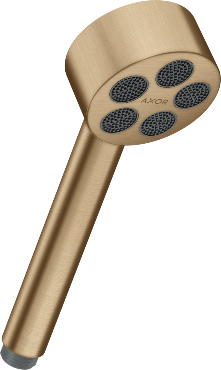 HANSGROHE AXOR One Handbrause 75 1jet EcoSmart #48651140 - Brushed Bronze