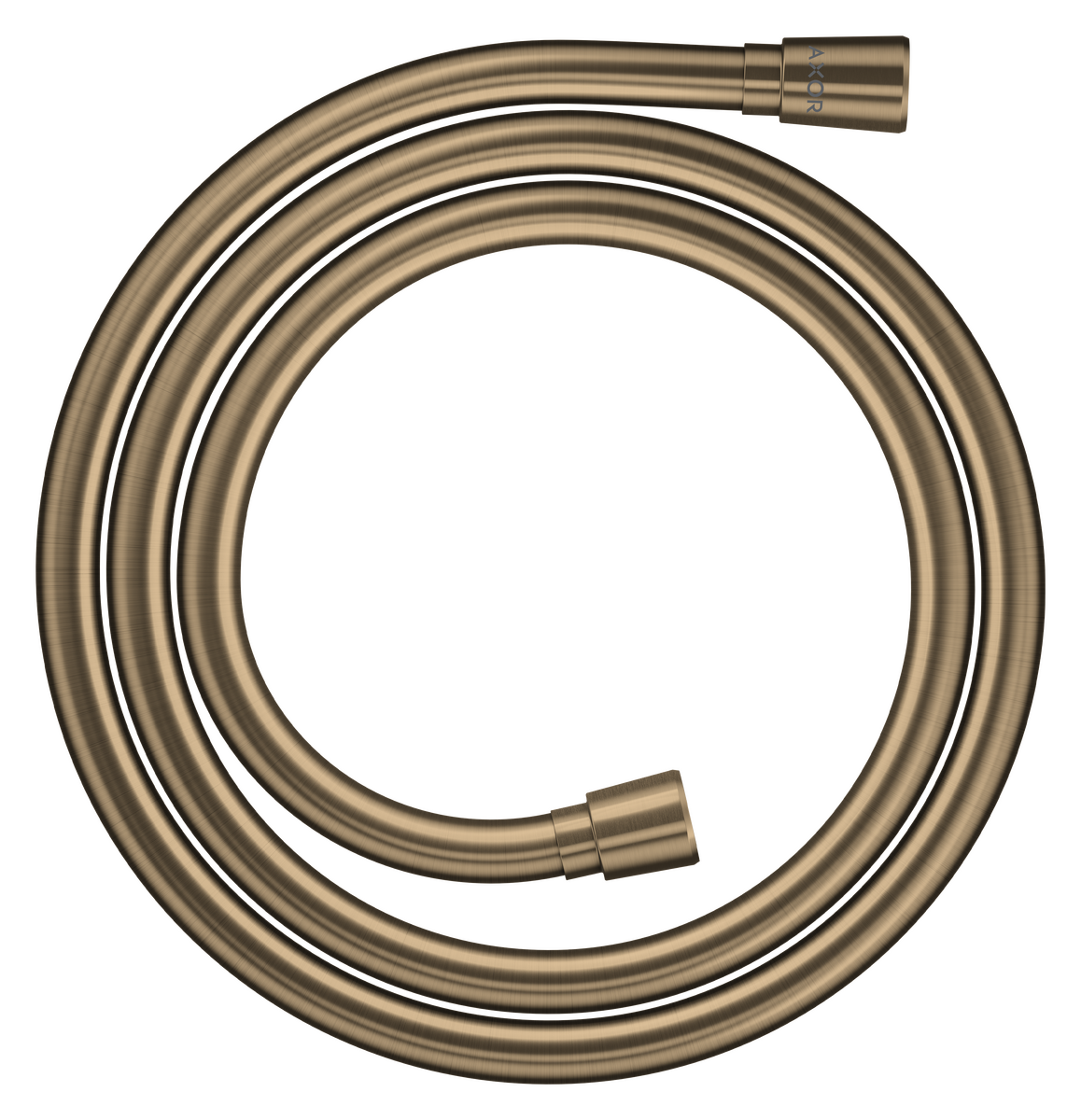 HANSGROHE AXOR ShowerSolutions Metalleffekt Brauseschlauch 1,60 m mit konischen Muttern #28626140 - Brushed Bronze