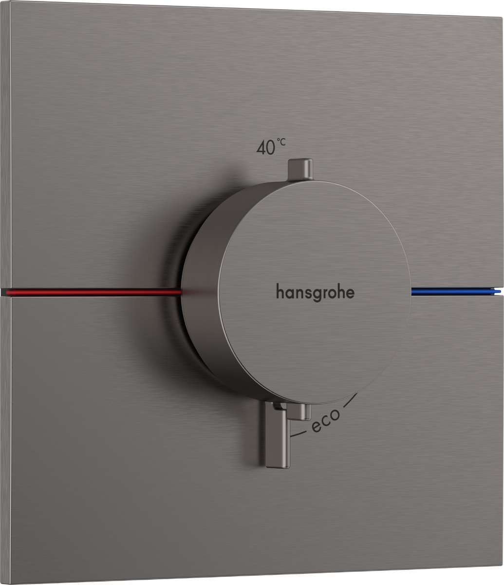 HANSGROHE ShowerSelect Comfort E Thermostat Unterputz #15574340 - Brushed Black Chrome