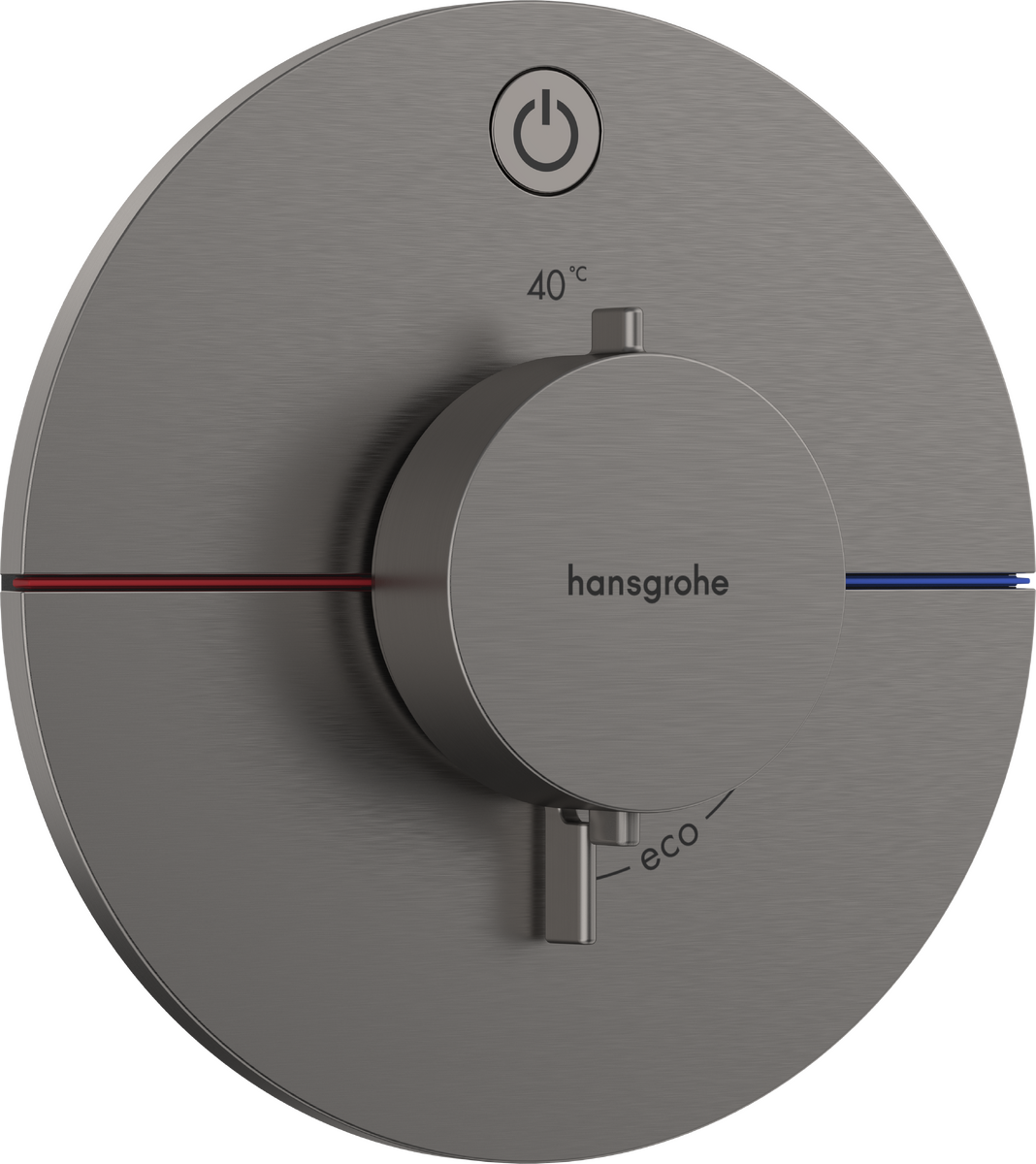 HANSGROHE ShowerSelect Comfort S Thermostat Unterputz für 1 Verbraucher #15553340 - Brushed Black Chrome