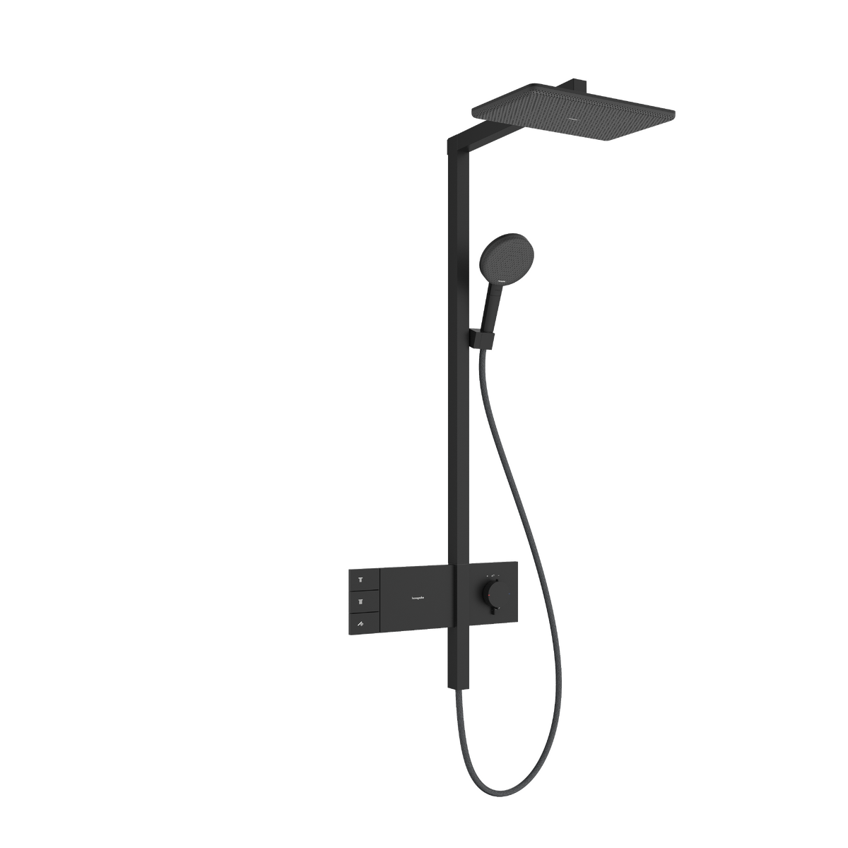 HANSGROHE Raindance Alive Q Showerpipe 210/340 2jet mit ShowerSelect Comfort #24590670 - Mattschwarz