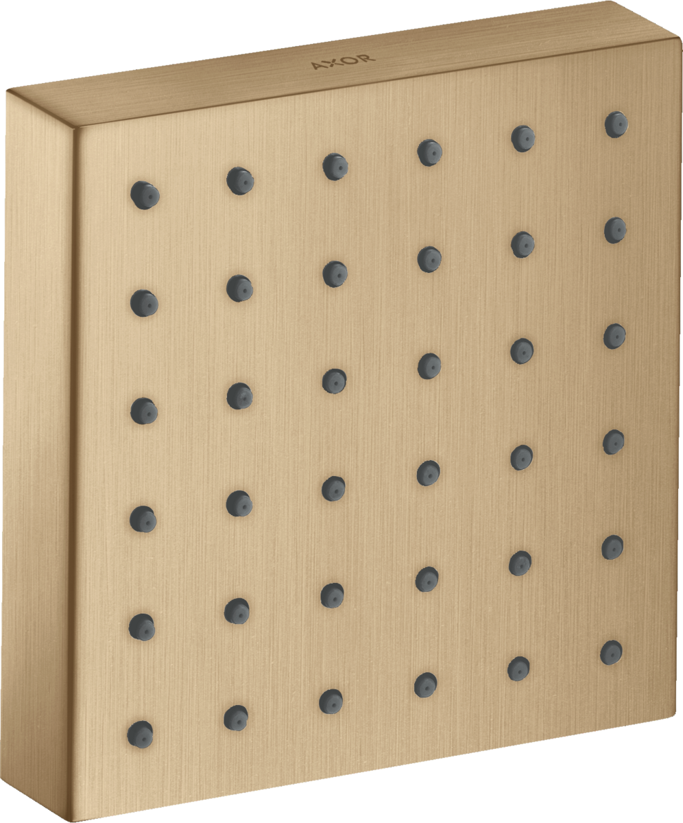 HANSGROHE AXOR ShowerSolutions Brausemodul 120/120 Unterputz eckig #28491140 - Brushed Bronze
