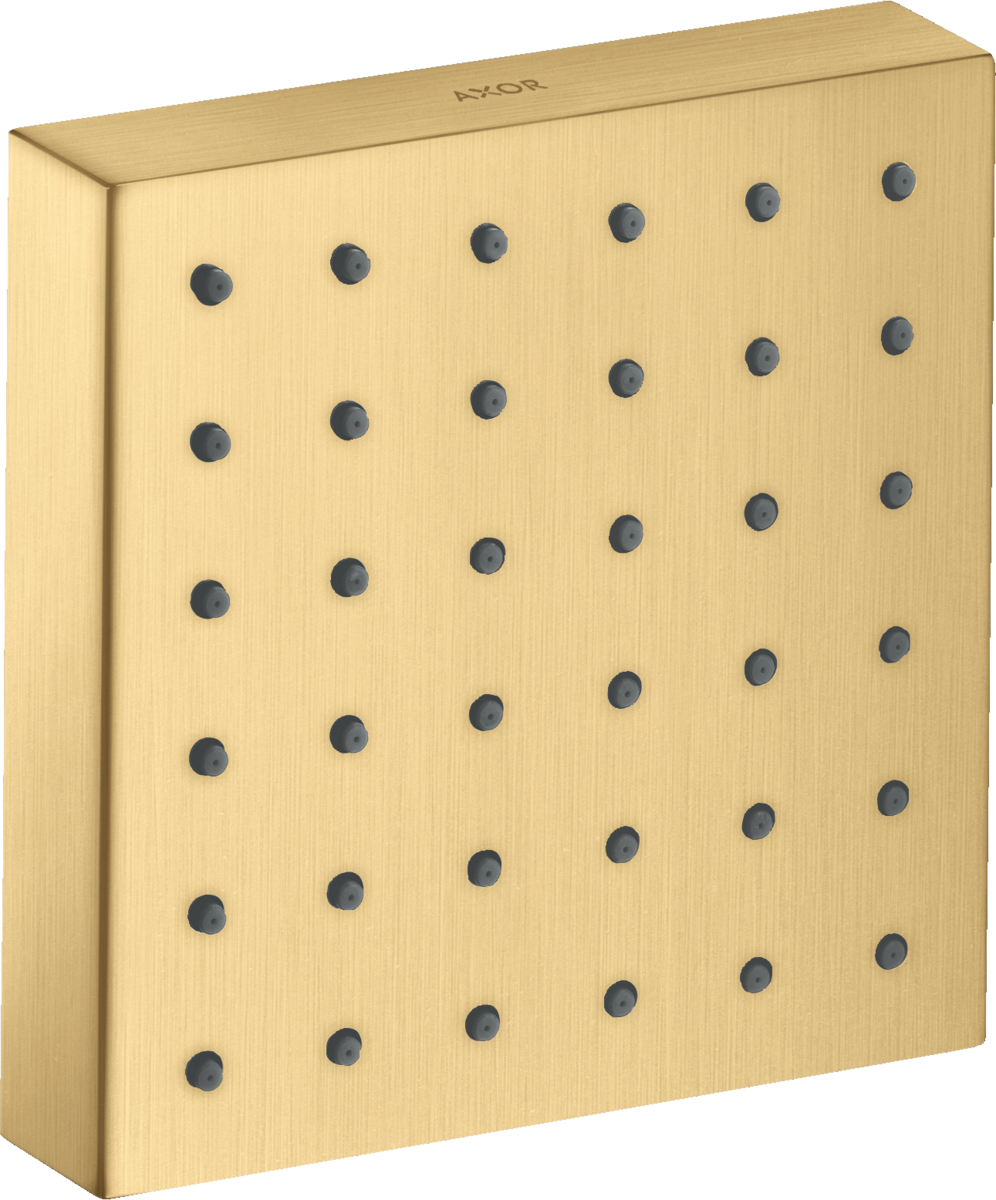 HANSGROHE AXOR ShowerSolutions Brausemodul 120/120 Unterputz eckig #28491250 - Brushed Gold Optic