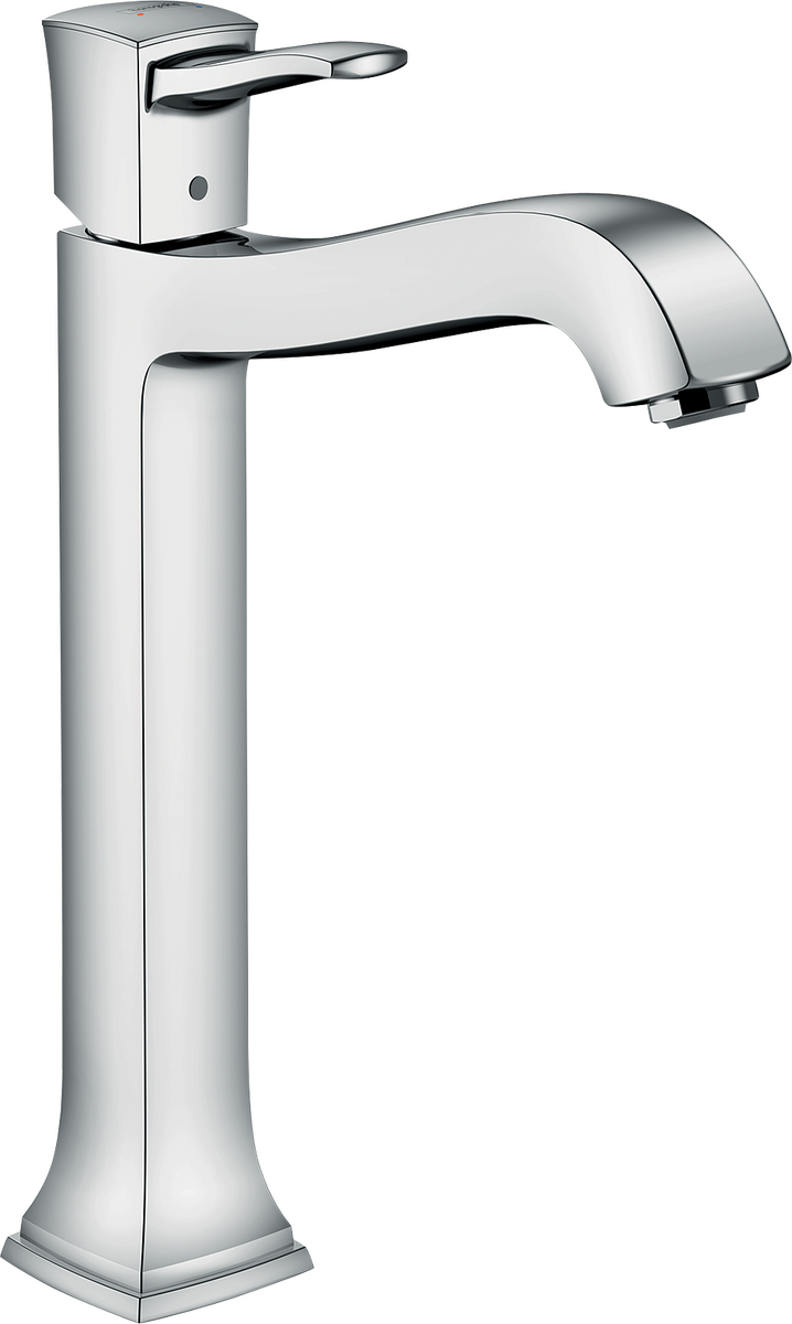 HANSGROHE Metropol Classic Einhebel-Waschtischmischer 260 mit Hebelgriff für Aufsatzwaschtische mit Zugstangen-Ablaufgarnitur #31303000