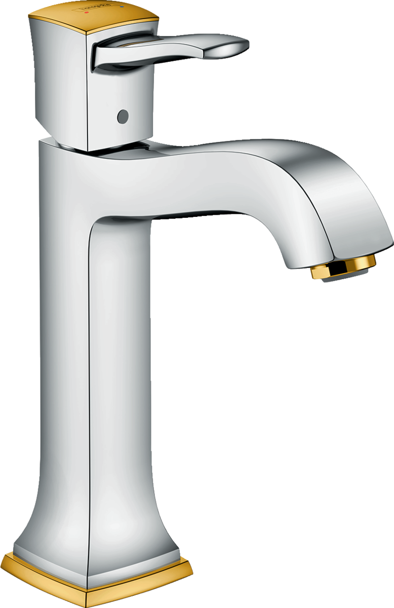 HANSGROHE Metropol Classic Einhebel-Waschtischmischer 160 mit Hebelgriff für Aufsatzwaschtische mit Zugstangen-Ablaufgarnitur #31302090