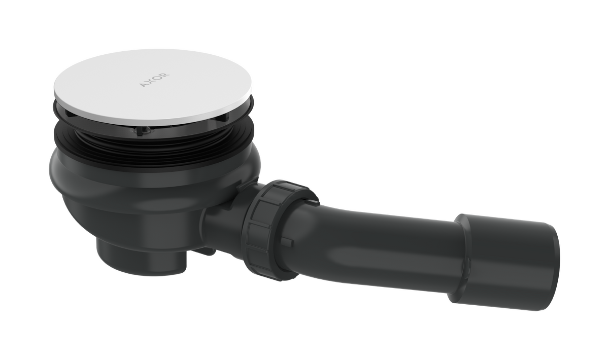 HANSGROHE AXOR Staro Komplettset Ablaufgarnitur für Duschwanne #42542700 - Mattweiß