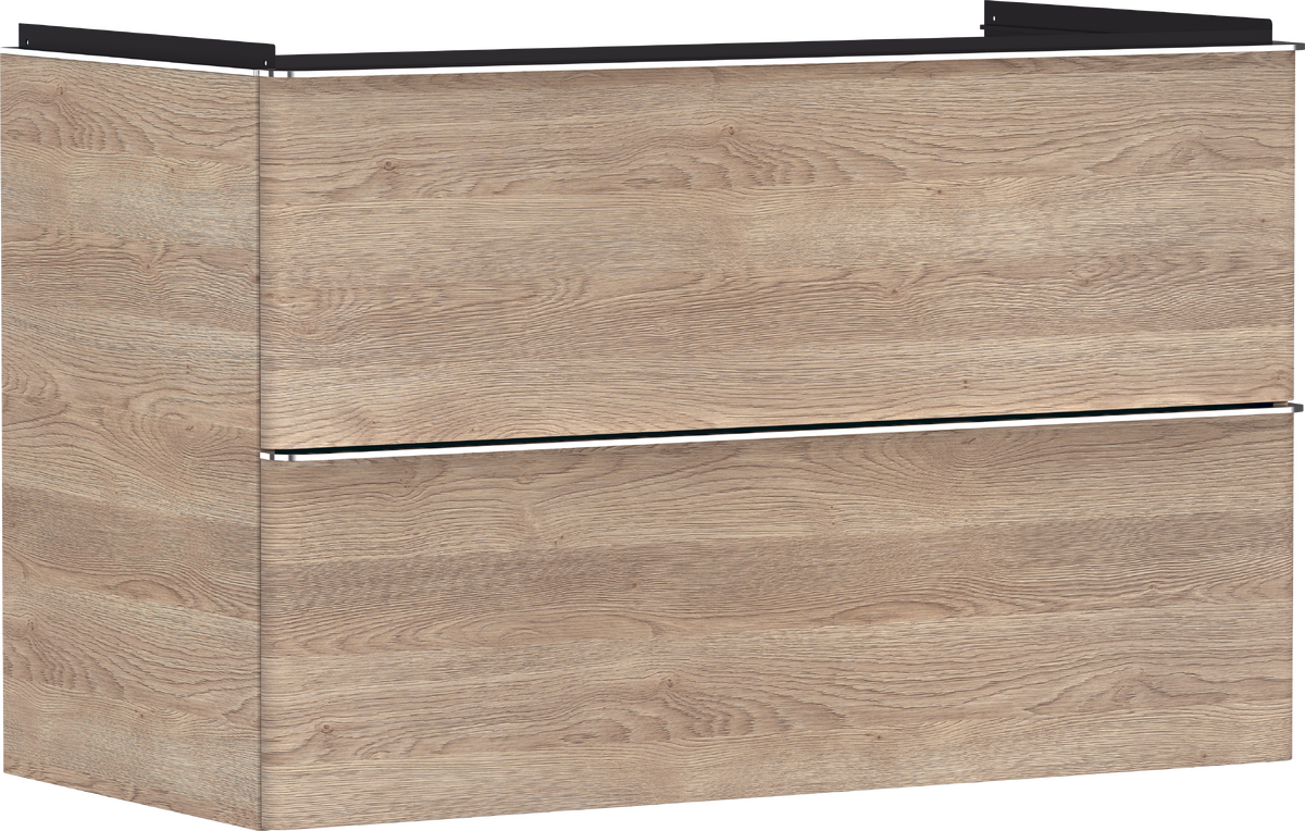 HANSGROHE Xelu Q Waschtischunterschrank Eiche Natur 980/475 mit 2 Schubkästen für Waschtisch #54033000 - Eiche Natur