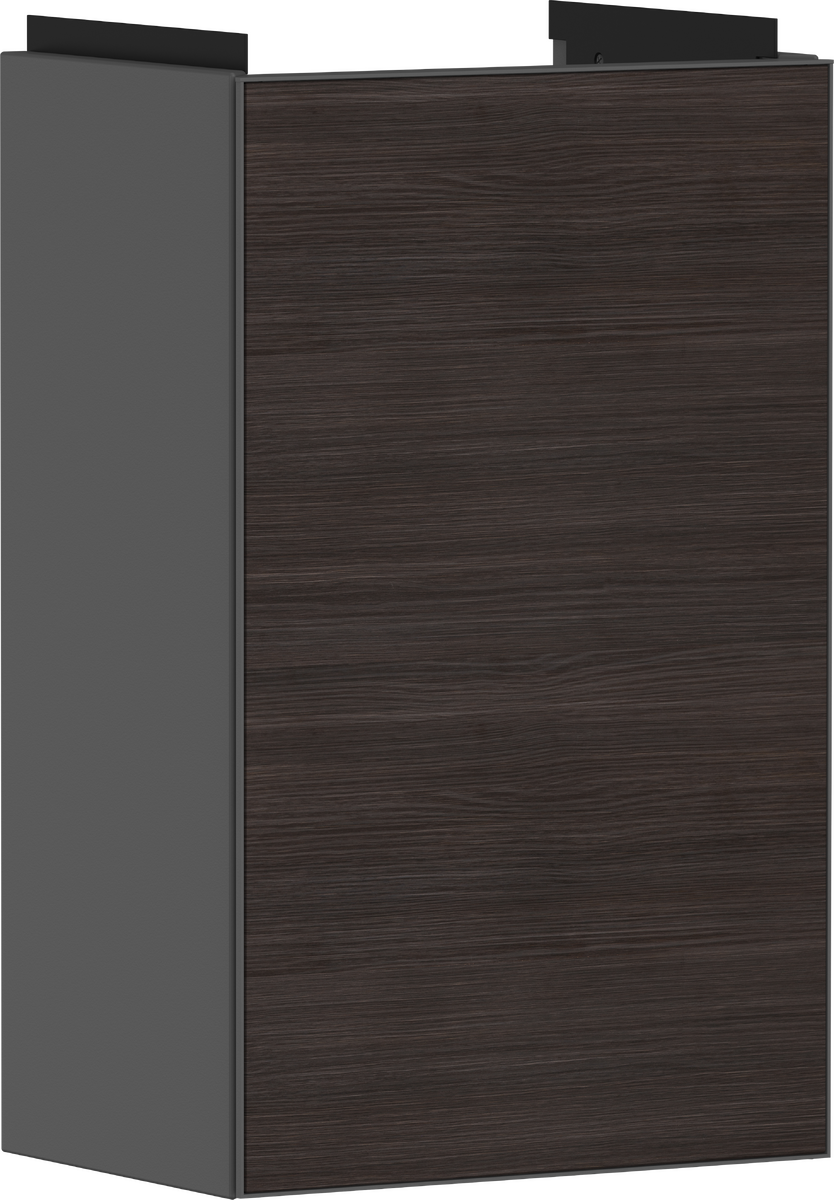 HANSGROHE Xevolos E Waschtischunterschrank Schiefergrau Matt 340/250 für Handwaschbecken, Türanschlag links #54168730 - Schiefergrau Matt