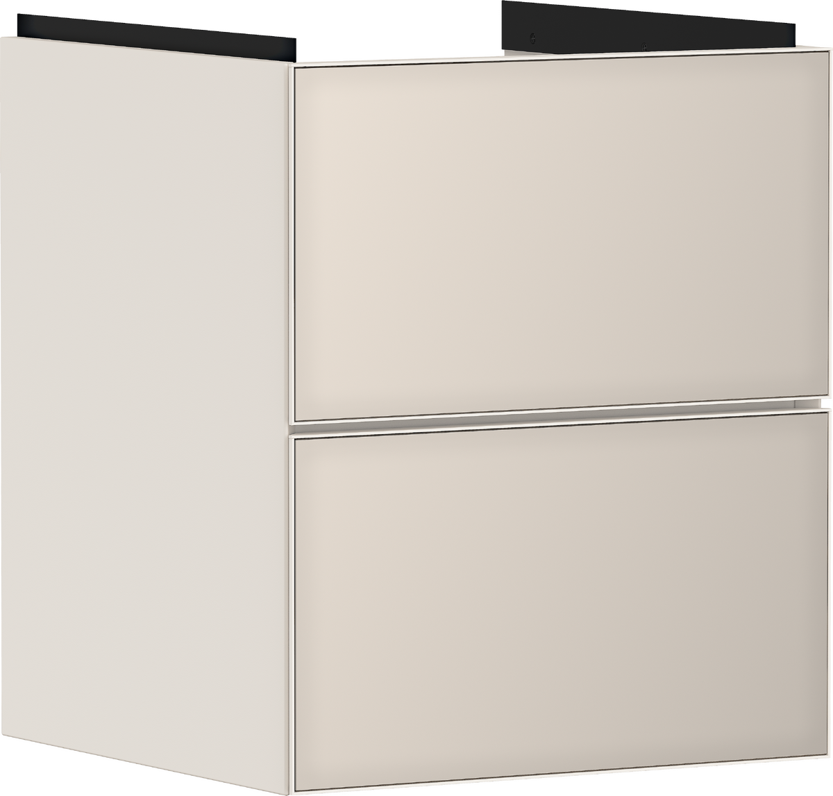 HANSGROHE Xevolos E Waschtischunterschrank Sandbeige Matt 480/475 mit 2 Schubkästen für Handwaschbecken #54173790 - Sandbeige Matt
