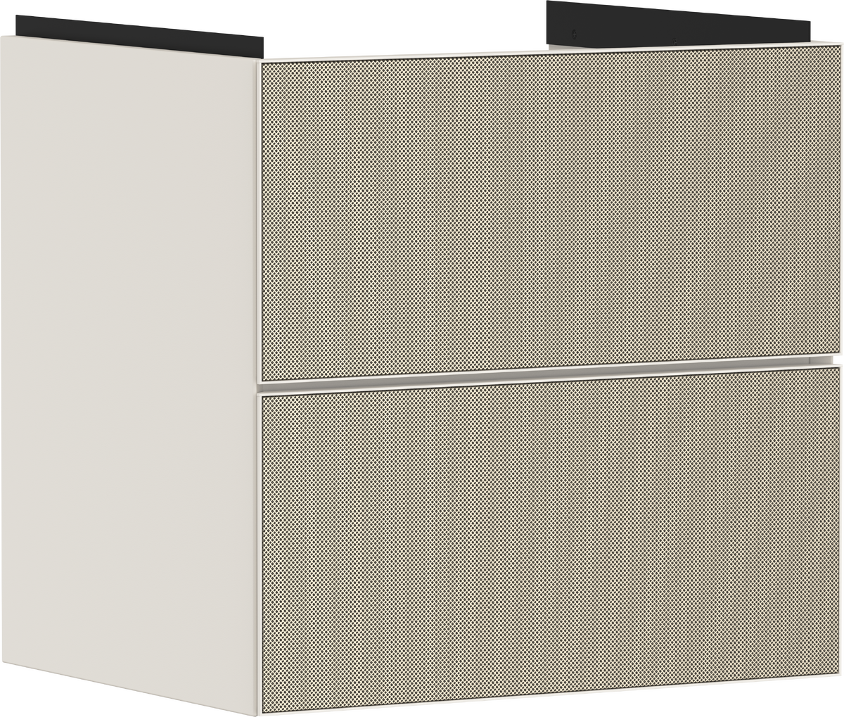 HANSGROHE Xevolos E Waschtischunterschrank Sandbeige Matt 580/475 mit 2 Schubkästen für Waschtisch #54176390 - Sandbeige Matt