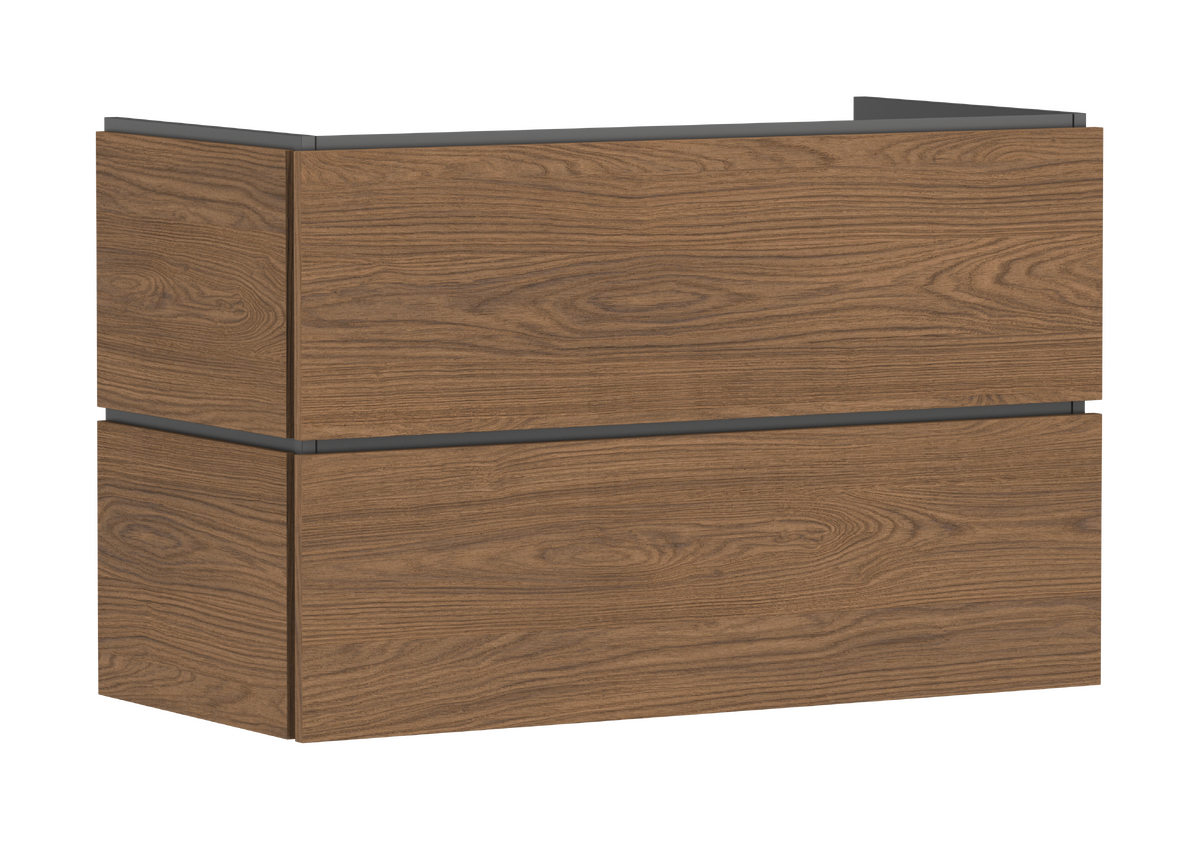 HANSGROHE Xilesa E Waschtischunterschrank 980/470 mit 2 Schubkästen für Waschtisch #54262550 - Eiche Kaschmir