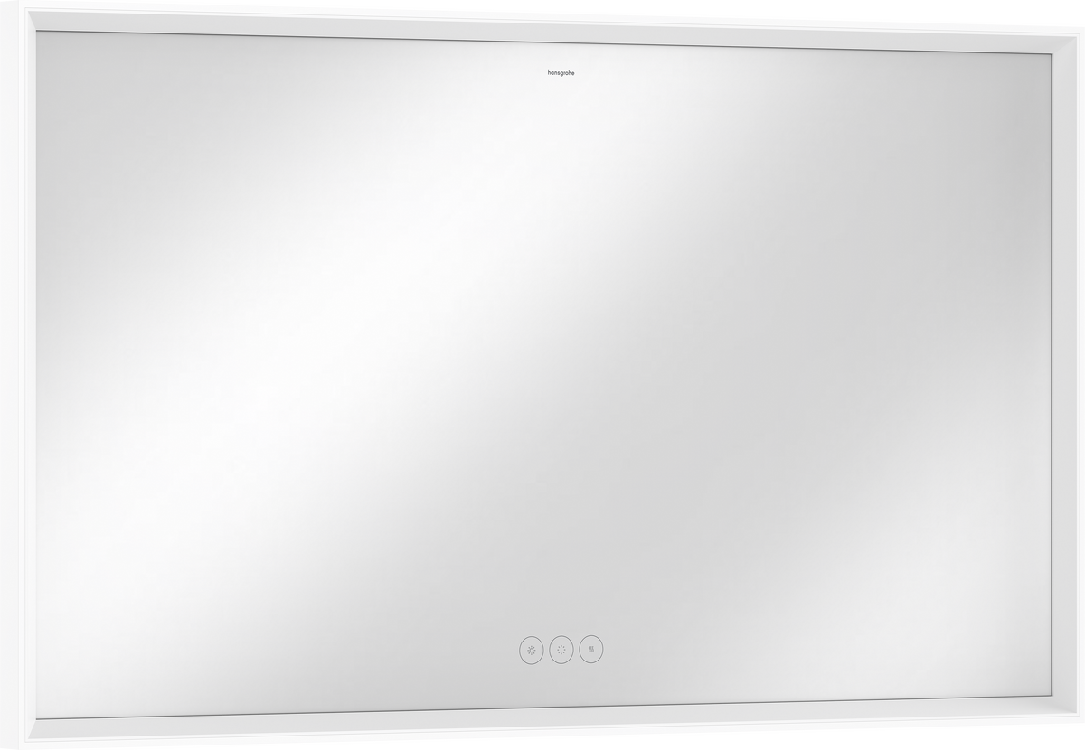HANSGROHE Xarita E Spiegel mit LED-Beleuchtung 1200/50 kapazitiver Berührungssensor #54985700 - Mattweiß