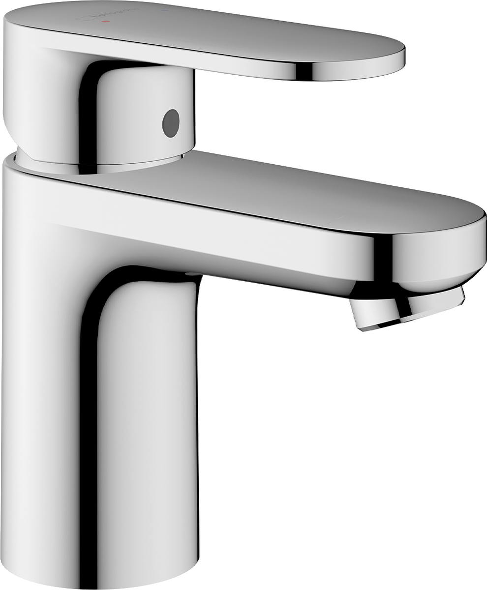 HANSGROHE Vernis Blend Einhebel-Waschtischmischer 70 mit Metall Zugstangen-Ablaufgarnitur #71557000 - Chrom