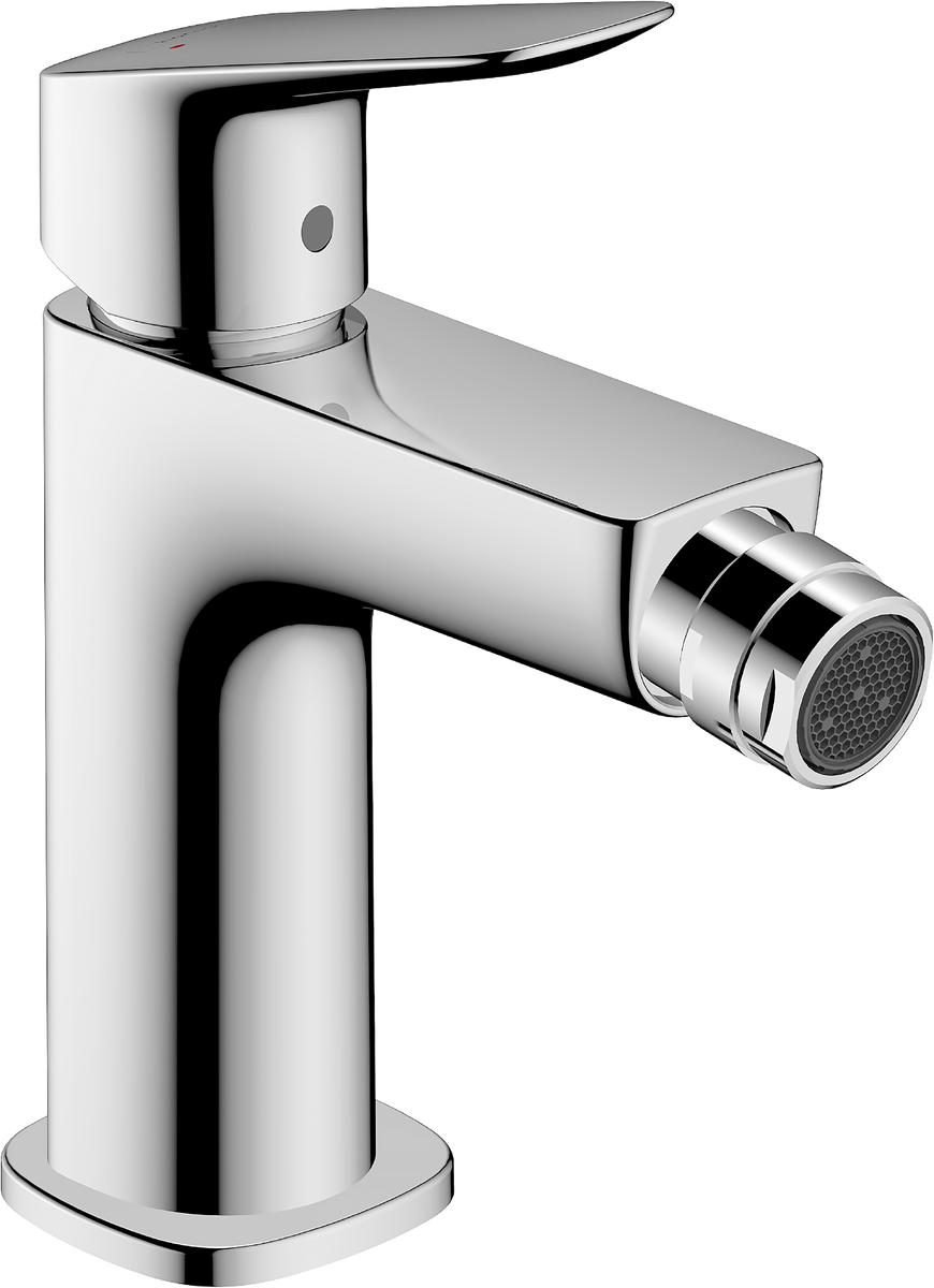 HANSGROHE Logis Einhebel-Bidetmischer 110 Fine mit Zugstangen-Ablaufgarnitur #71201000 - Chrom