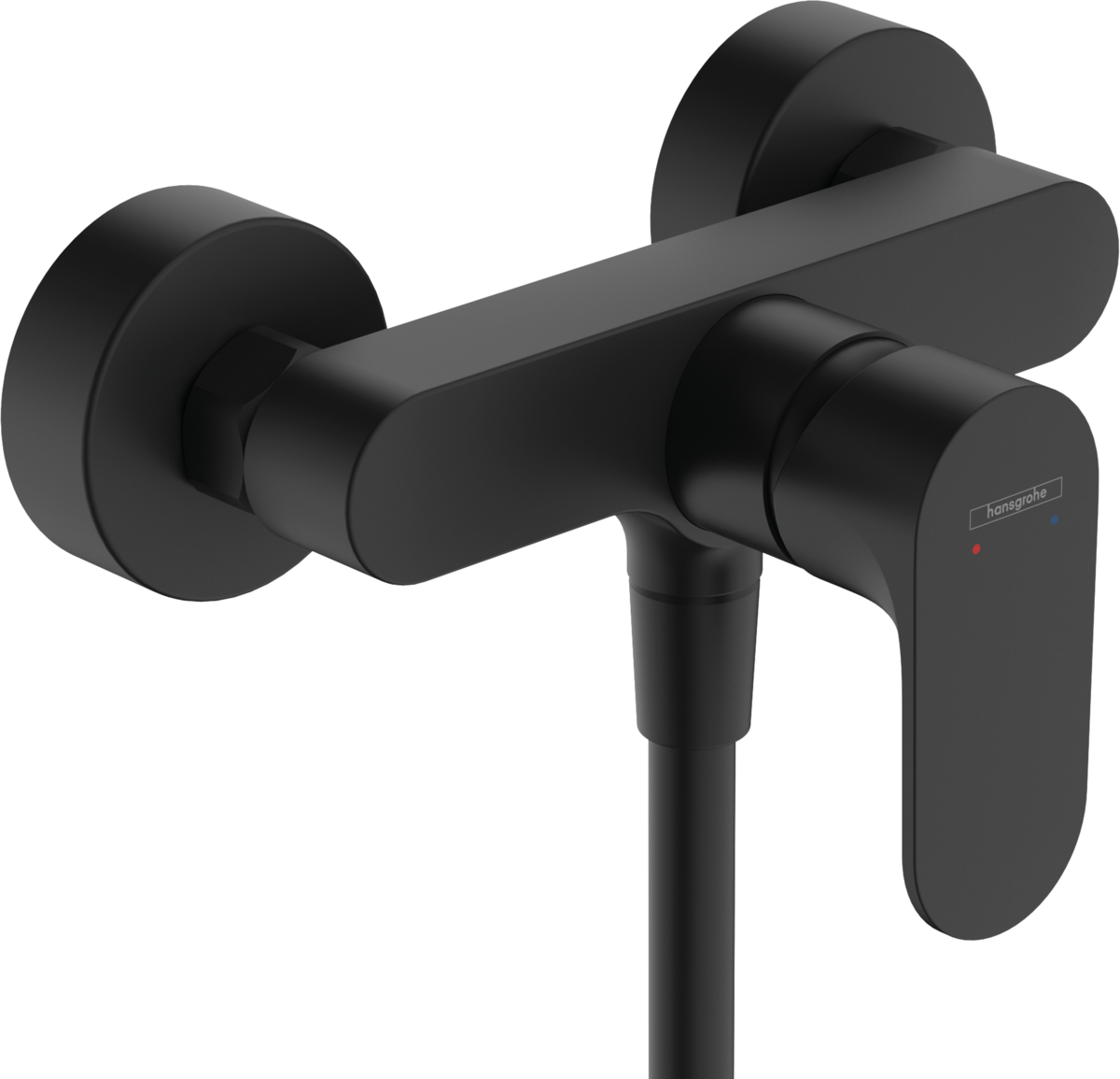 HANSGROHE Rebris S Einhebel-Brausemischer Aufputz #72640670 - Mattschwarz