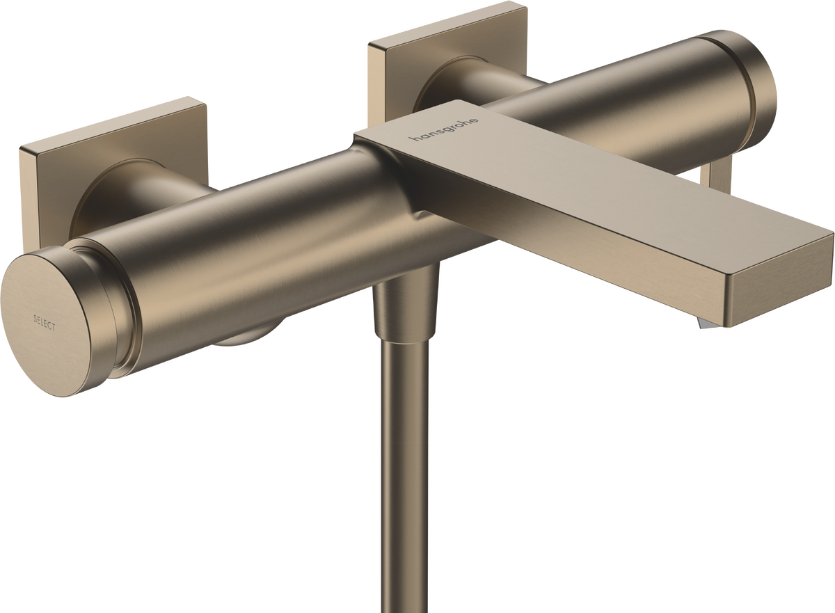 HANSGROHE Tecturis E Einhebel-Wannenmischer Aufputz #73420140 - Brushed Bronze