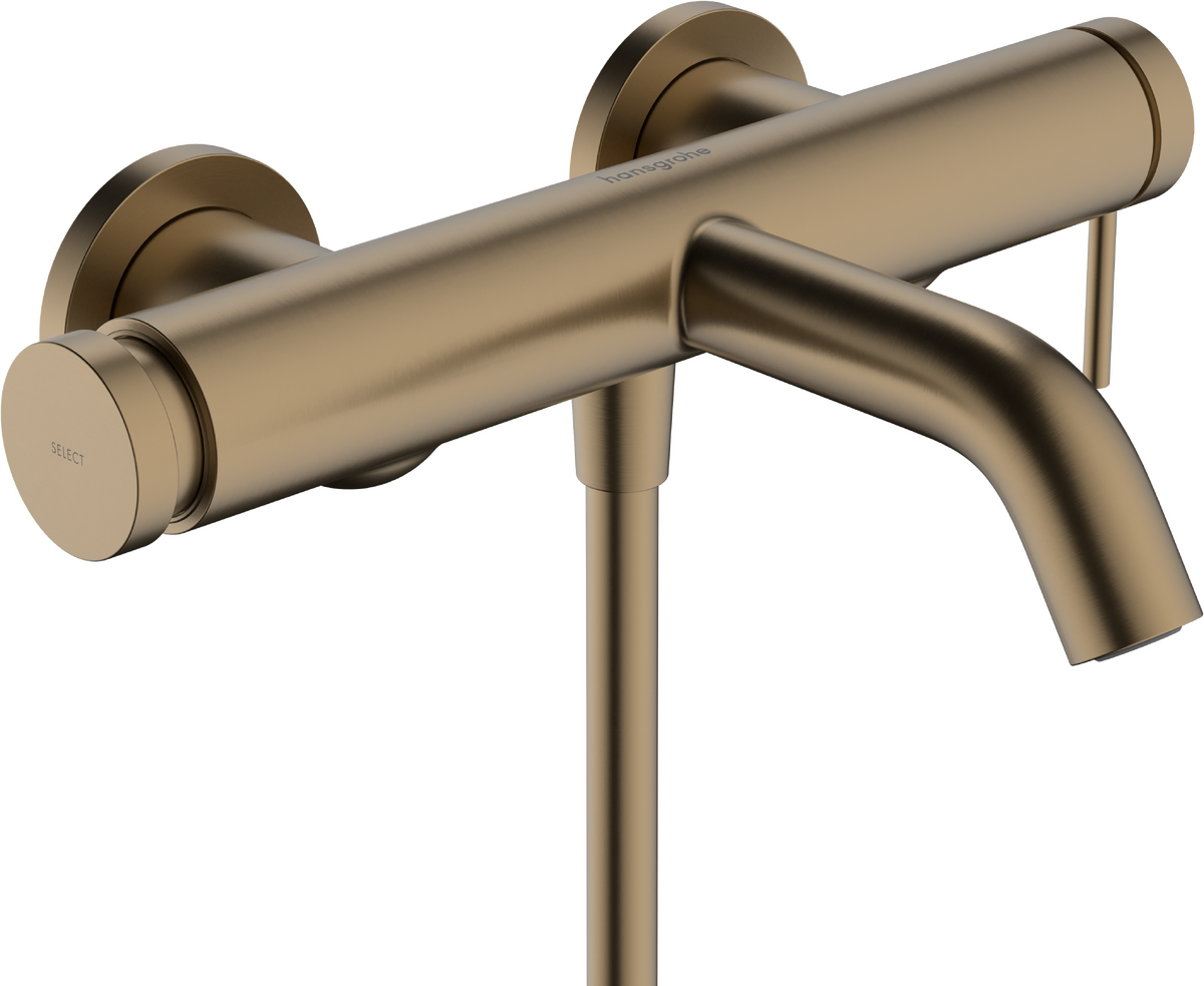HANSGROHE Tecturis S Einhebel-Wannenmischer Aufputz #73422140 - Brushed Bronze