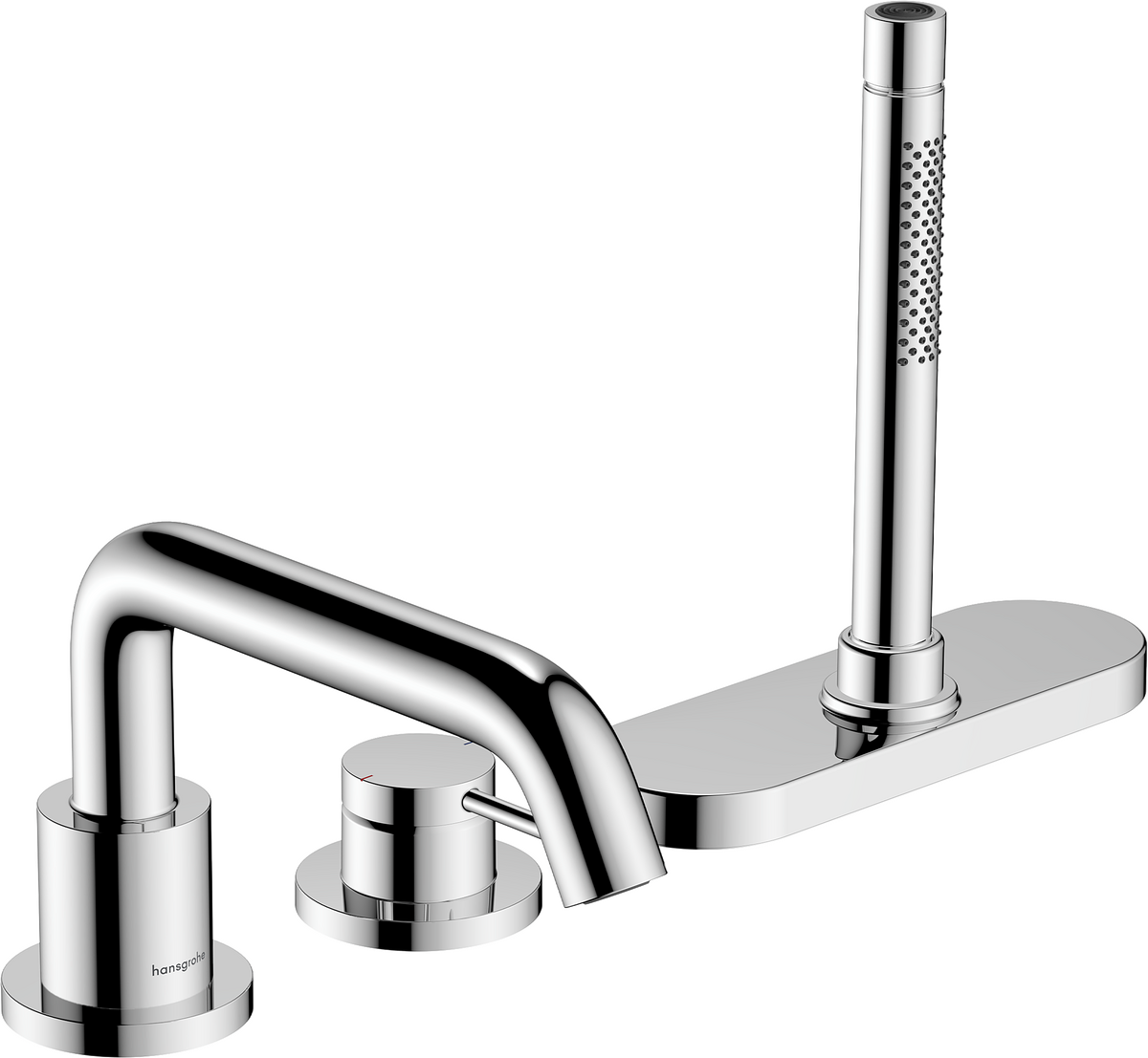 HANSGROHE Tecturis S 3-Loch Einhebel-Wannenrandmischer mit sBox #73447000 - Chrom