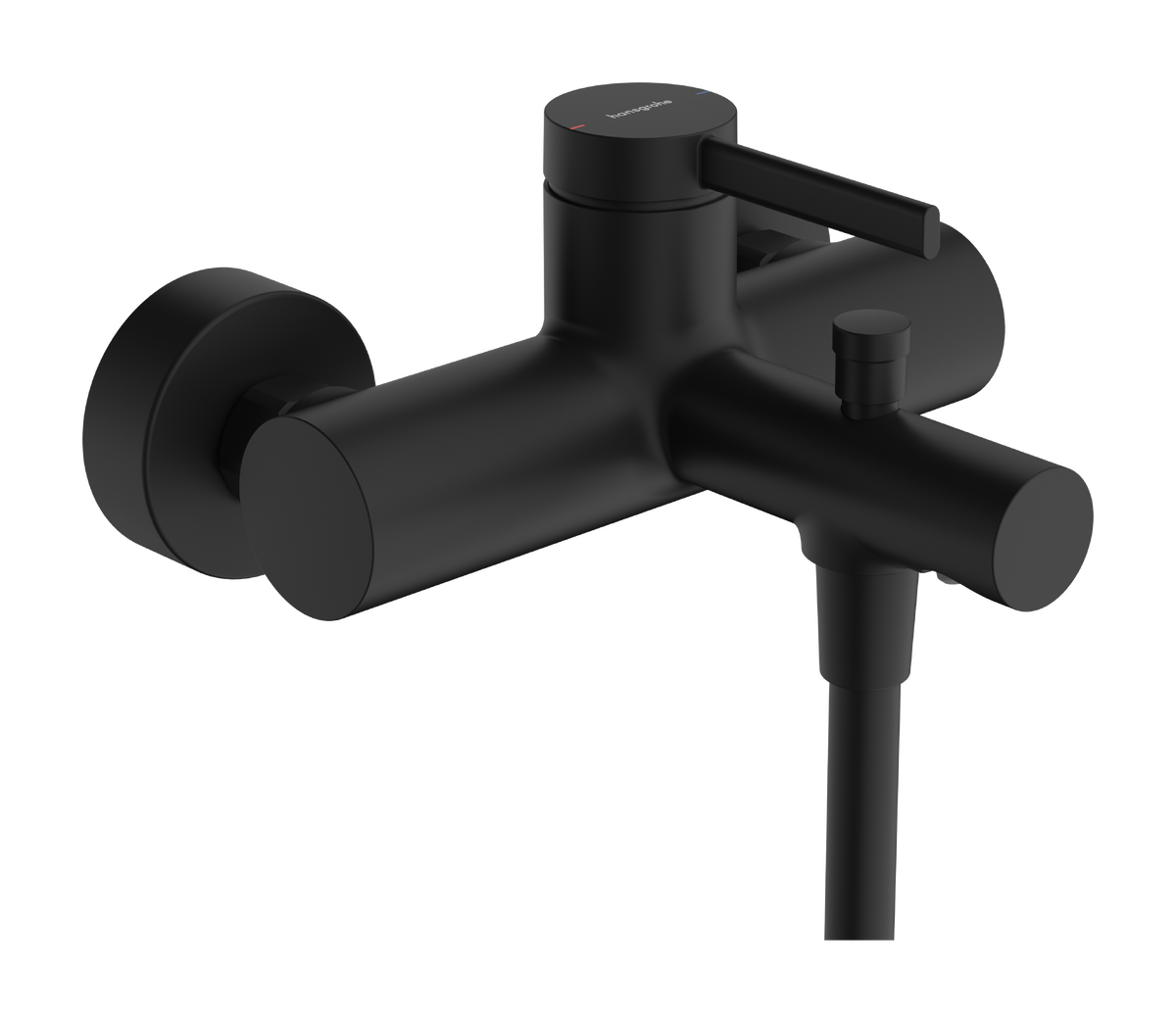 HANSGROHE Zesis S Einhebel-Wannenmischer Aufputz #74420670 - Mattschwarz