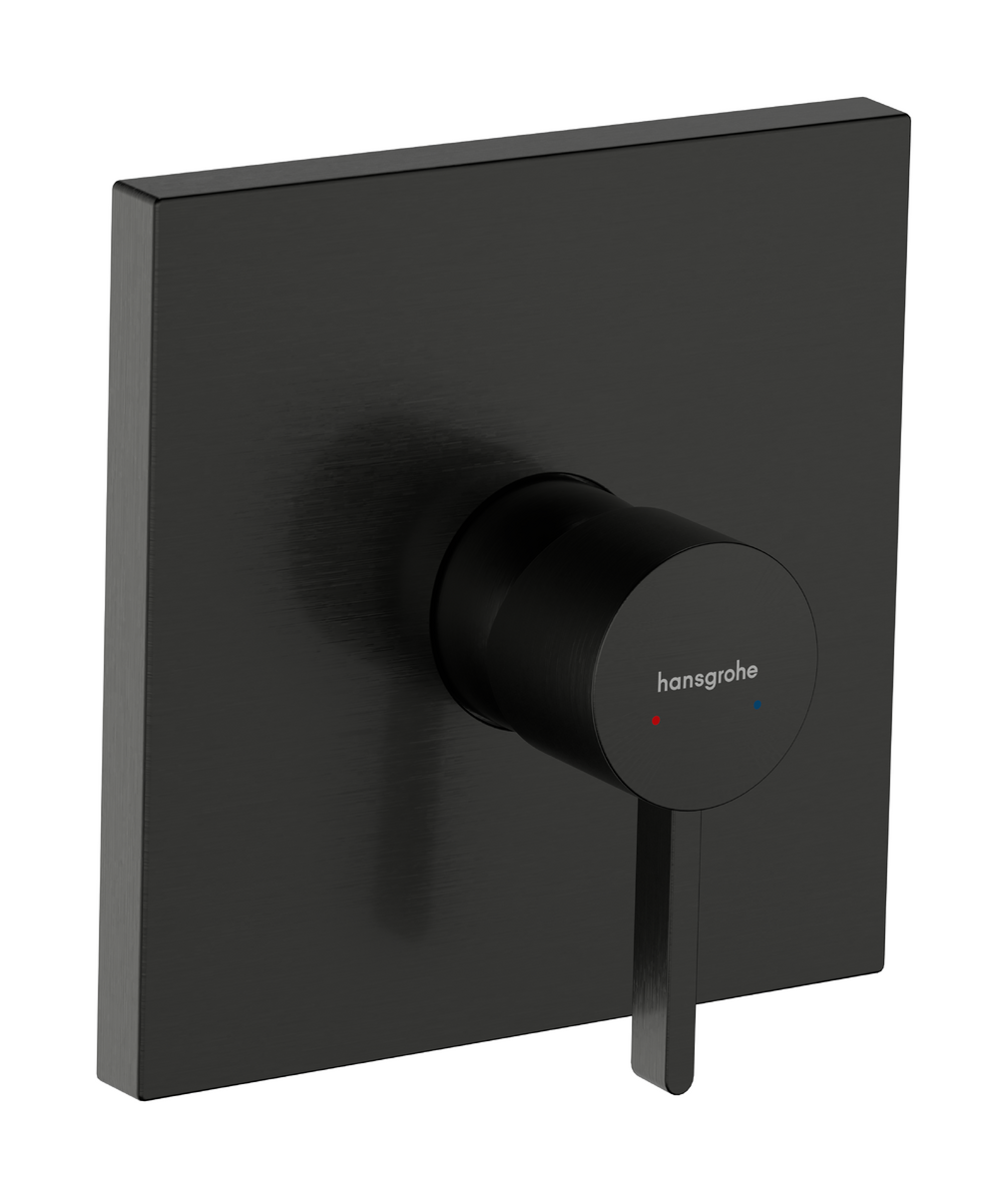 HANSGROHE Finoris Einhebel-Brausemischer Unterputz für iBox universal #76615340 - Brushed Black Chrome