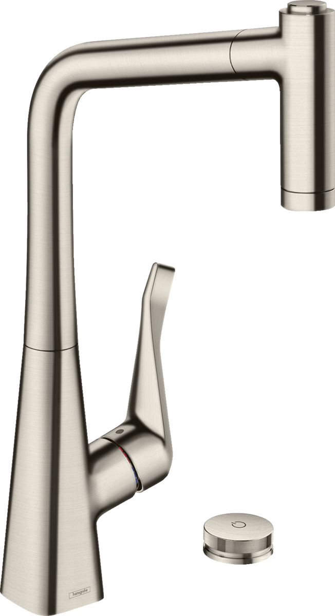 HANSGROHE Metris Select M71 2-Loch Einhebel-Küchenmischer 320, Ausziehbrause, 2jet, sBox #73806800