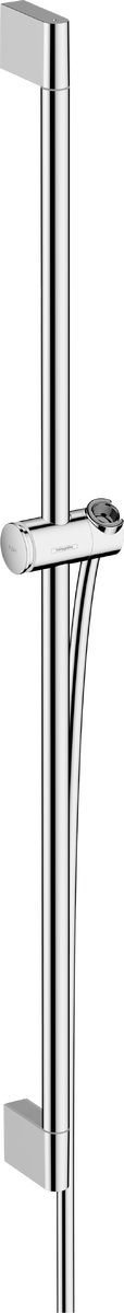 HANSGROHE Unica Brausestange Pulsify S 90 cm mit Push Handbrausehalter und Isiflex Brauseschlauch 160 cm #24401000 - Chrom