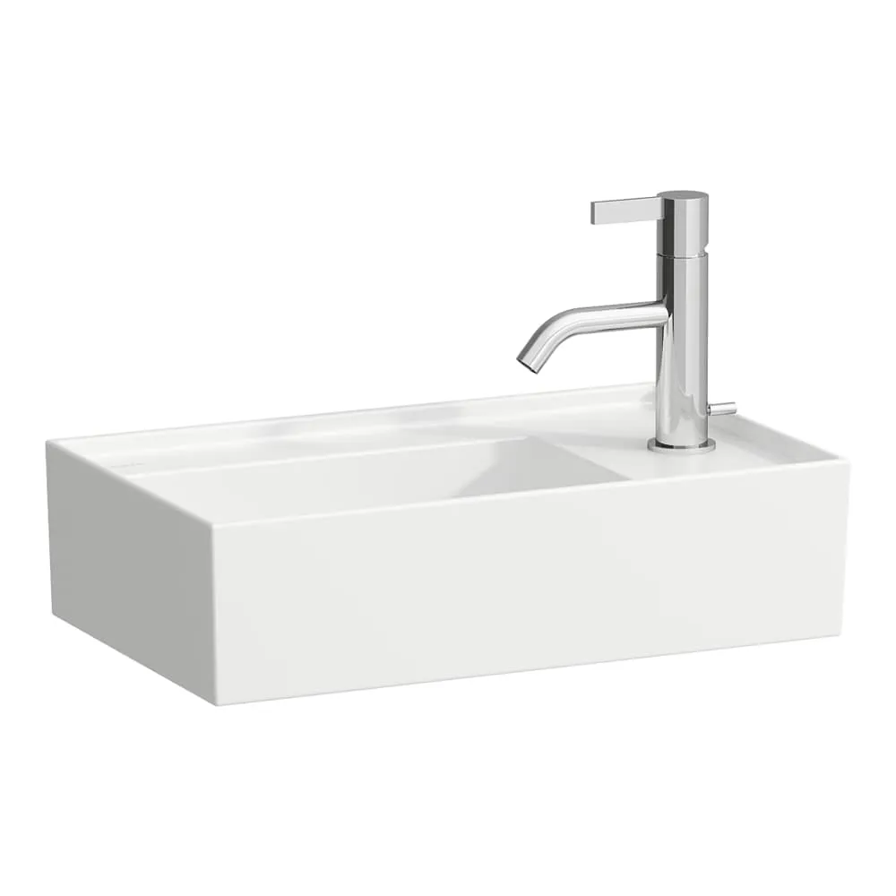 LAUFEN Kartell LAUFEN Handwaschbecken, Armaturenbank rechts, mit verdecktem Ablauf 460 x 280 x 120 mm #H8153347571111