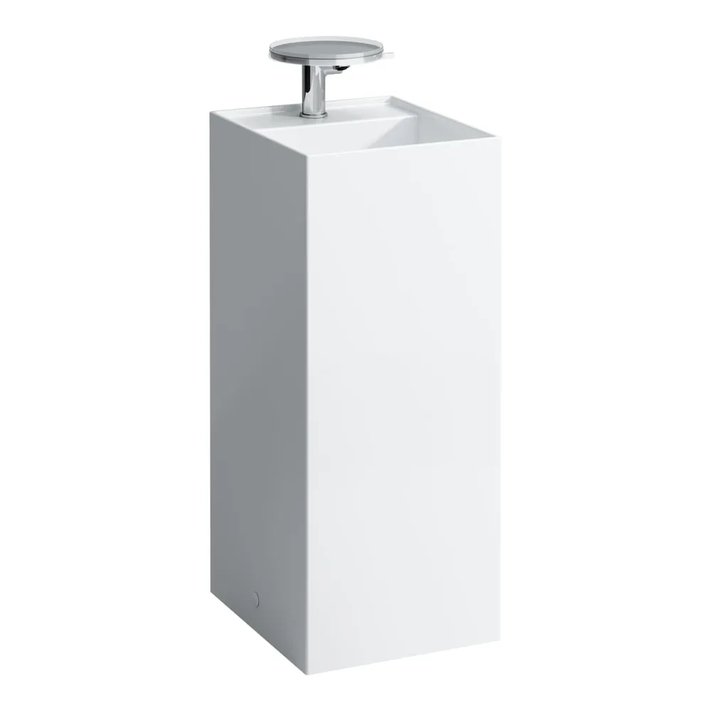 LAUFEN Kartell LAUFEN Freistehender Waschtisch mit verdecktem Ablauf 375 x 435 x 900 mm #H8113310001111