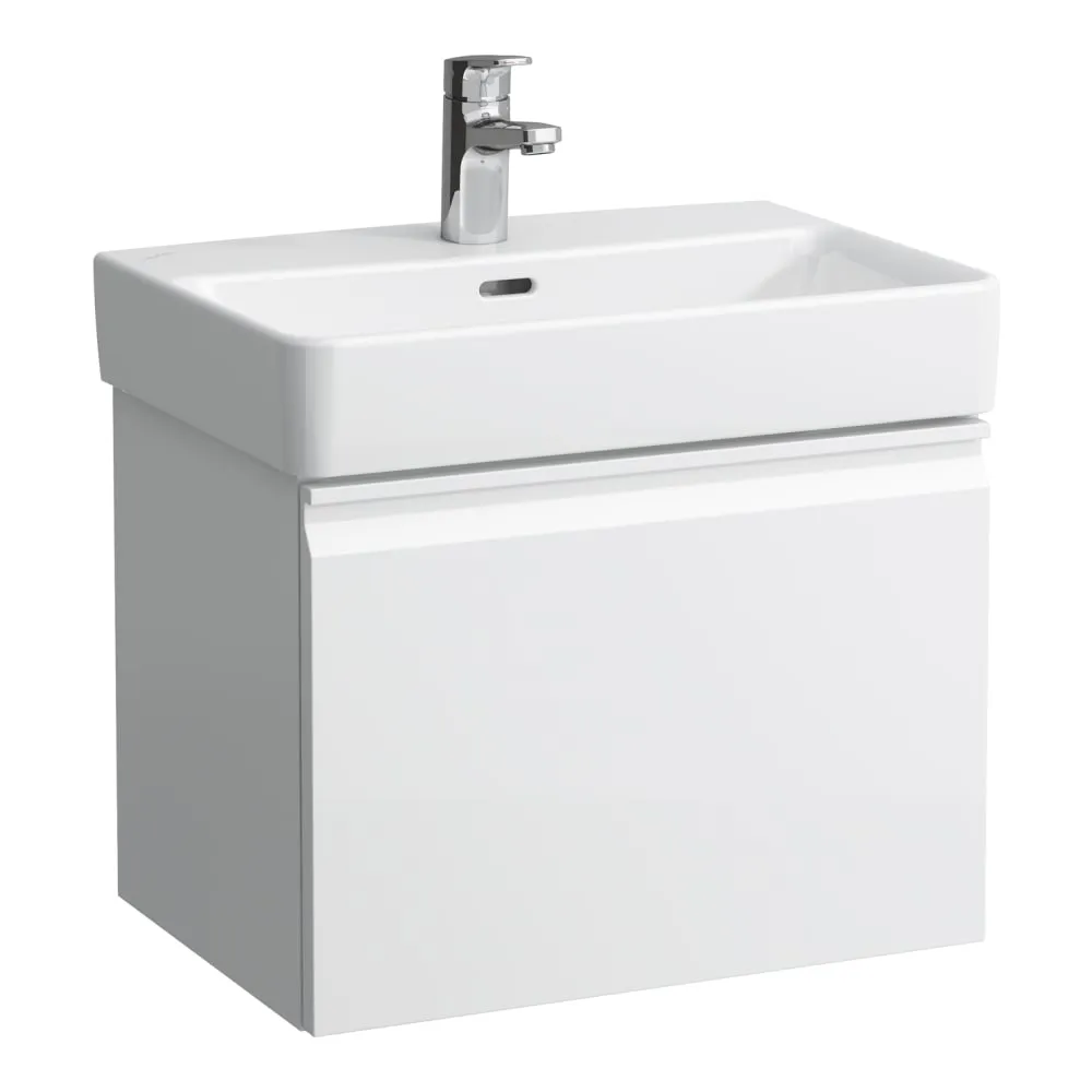 LAUFEN PRO S Waschtischunterbau, 1 Schublade und Innenschublade, inkl. Schubladen-Ordnungssystem, passend zu Waschtisch H818958 510 x 370 x 390 mm #H4830220954751 - 475 - Weiß glänzend