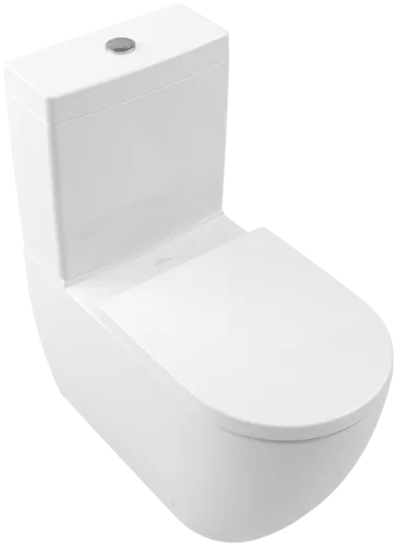 VILLEROY BOCH Subway 3.0 Tiefspül-WC spülrandlos für Kombination, bodenstehend, mit TwistFlush, Weiß Alpin #4672T001