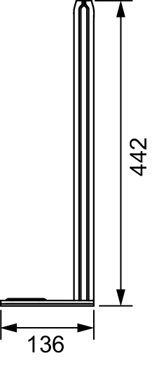TECE TECEprofil Registerfuß rechts #9820461, Bild 2