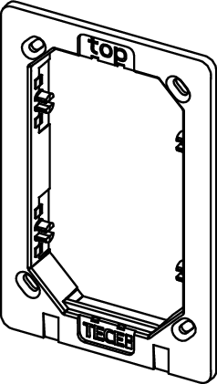 TECE TECE-Ersatzteil Befestigungsrahmen TECEfilo-Solid schwarz #9820648