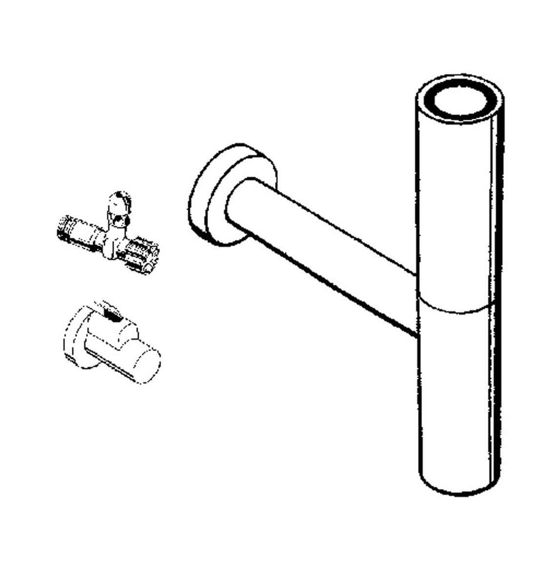 HANSGROHE Designsiphon Flowstar Set #52120310 - Brushed Red Gold